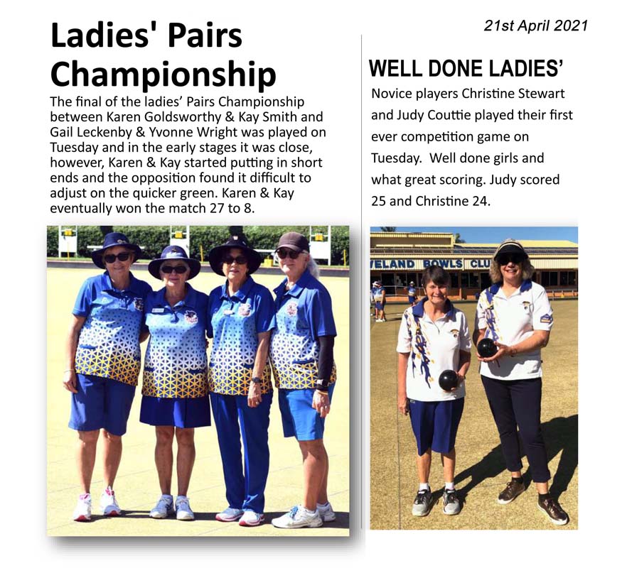 Ladies Pairs Championship