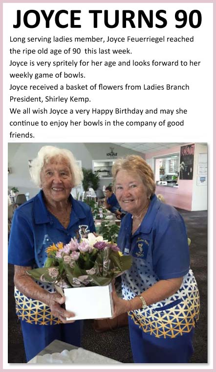 Joyce turns 90