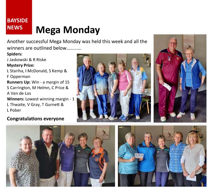 Mega Monday Winners Photo