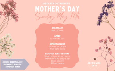 Mother's Day May 12th