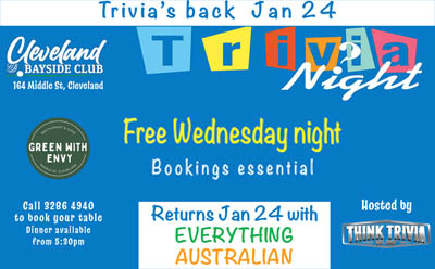 Trivia Night - Free Every Wednesday